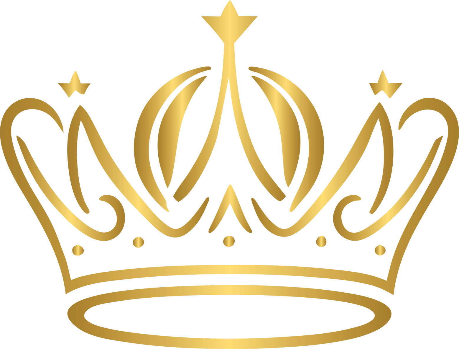 Golden crown